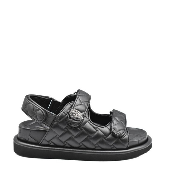 Kurt Geiger Quilted Black Flat Shoes With Minimalist Silhouette - NWT
